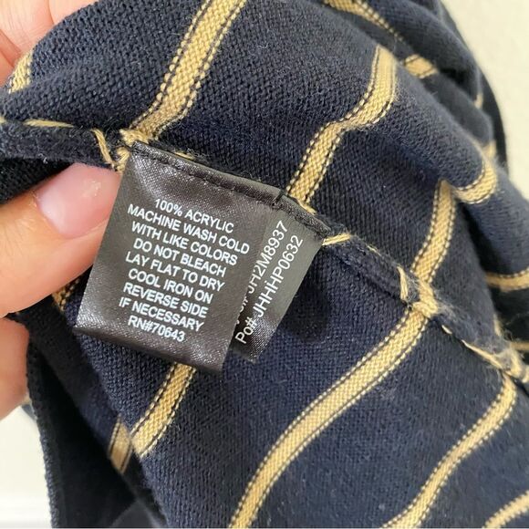 Jessica Howard Puff Sleeve Sweater Dress Striped Size XL - Picture 9 of 14